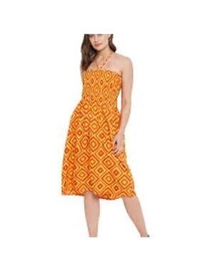 Gypsie Blu Orange Halter Dress NWT Size 3X